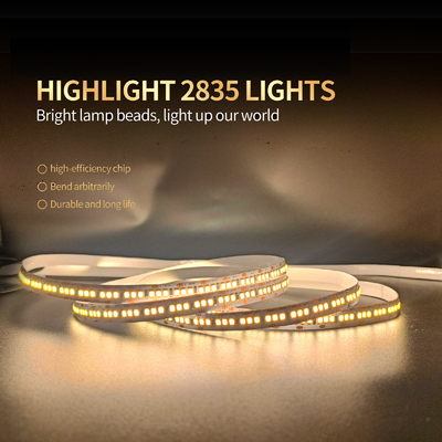Luz llevada delgada flexible 120 de la baja tensión 12/24V 2835 de la luz de tira