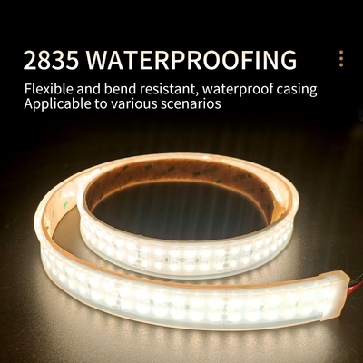 Tira de luz LED de goteo SMD 2835 Carcasa impermeable Tira de LED de 10 mm
