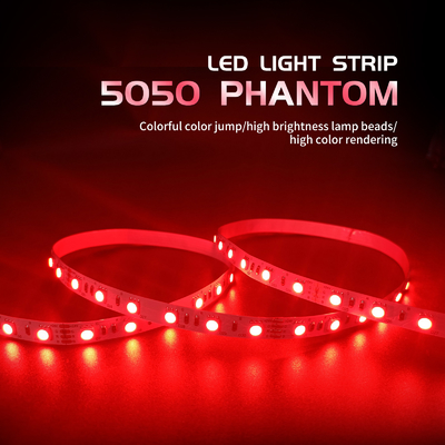 Luz de neón flexible SMD 5050 LED de tira del RGB de la atmósfera a todo color de la luz 6W