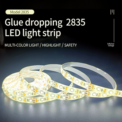 2835 prenda impermeable de neón suave de las luces de tira del LED 6W con la baja tensión