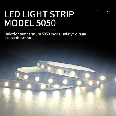 Ahorro de la energía suave de la luz 12V del punto culminante LED de la luz de tira de SMD 5050 LED