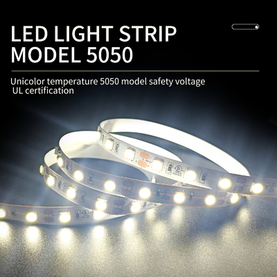 Lámpara flexible monocromática 21 del agua de las tiras 5050 de SMD LED - 23LM/LED