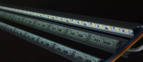 Enrejado flexible impermeable de la luz de tira de SMD RGB LED que enrolla la parte posterior de la matriz de la cortina del LED