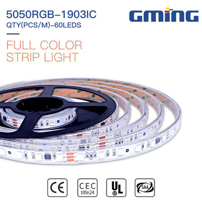 Color impermeable de IP67 12W SMD5050 que cambia la tira llevada