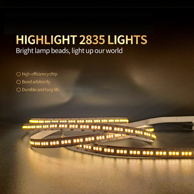 Hotel que enciende luces de tira llevadas flexibles de la decoración del gabinete de exhibición 2835 120Leds