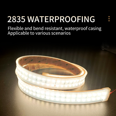 Tira de luces decorativas 2835 LED para lámpara de espejo de baño de 12 V con funda