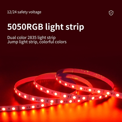Luz a todo color de la ilusión de la tira de la luz de 5050RGB Phantom Low Voltage LED