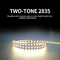 120 luz flexible ligera del espejo del cuarto de baño de la tira de SMD 2835 LED con la presión baja 12/24V